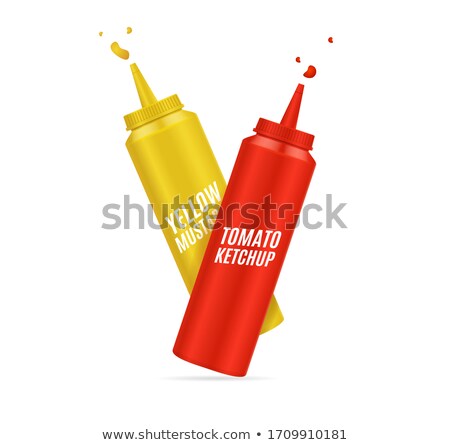 ストックフォト: Bottles Of Ketchup Or Mustard