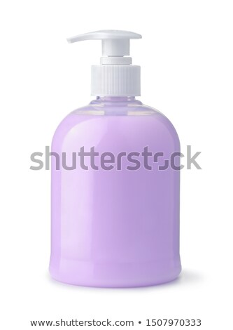 Сток-фото: Bottle With Soap Isolated On White