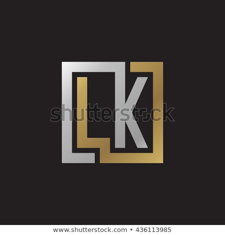 Сток-фото: Business Corporate Letter K Logo Design Template Square Shape L