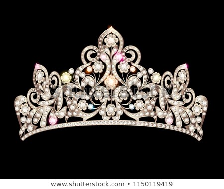 Foto stock: Tiara With Precious Stones