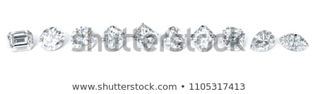 Zdjęcia stock: Diamond Jewel On White Background 3d Rendering