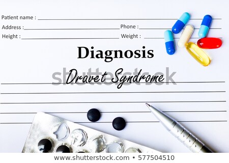 Stock photo: Dravet Syndrome Diagnosis Medical Concept