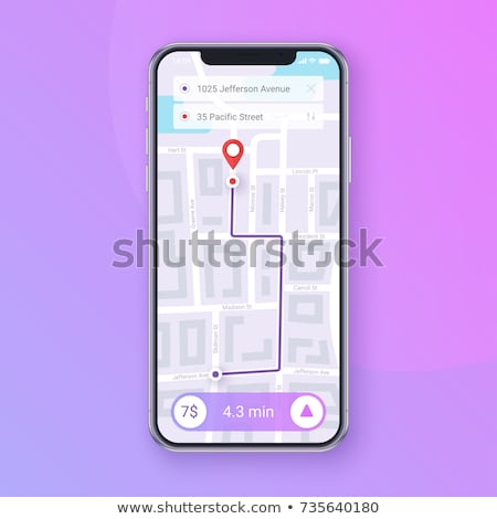 Stockfoto: Location Maps Online Application