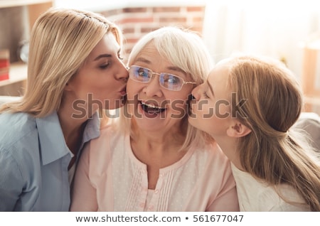 Сток-фото: Girls Their Mother And Grandmother