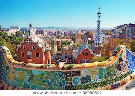 [[stock_photo]]: Parc Guell Barcelona Spain
