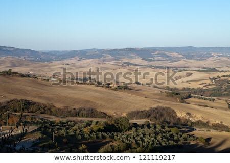 Stok fotoğraf: The Hills Around Pienza And Monticchiello