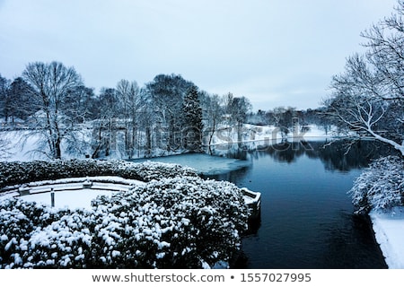 Zdjęcia stock: Vigeland Park Winter Oslo Norway