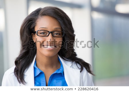 Foto d'archivio: Smiling Doctor Pharmacist Happy Scientist Researcher