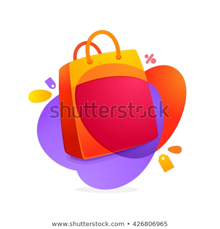 Stock fotó: Big Discount Violet Vector Icon Design