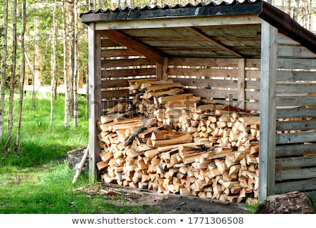 Сток-фото: Pile Of Firewood