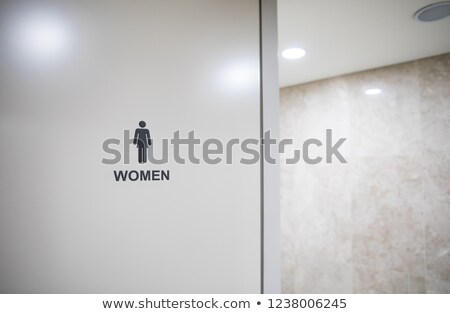 Stock foto: Restroom Entrance Interior