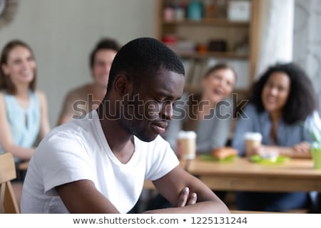 Stock photo: Man Suffering About A Woman Despising Him