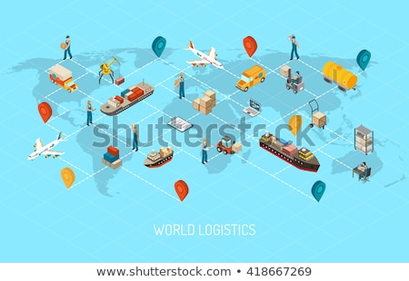 Stockfoto: Warehouse Logistics And Management Flyers