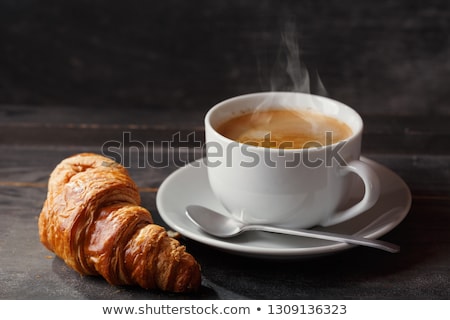 Zdjęcia stock: Coffee And Croissant