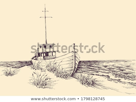 Stok fotoğraf: Boat On The Beach