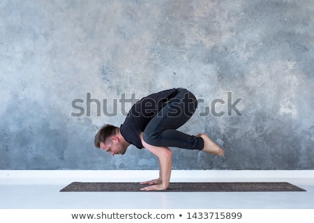 Stock fotó: Man Doing Yoga