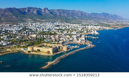 Foto d'archivio: Panorama Of Kyrenia Harbour Kyrenia Girne Cyprus