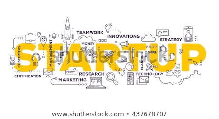 Stock photo: Business Start Up Vector Illustration