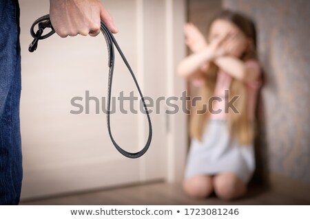 Stock fotó: Woman With Hands Crossed In Front Of Her Man