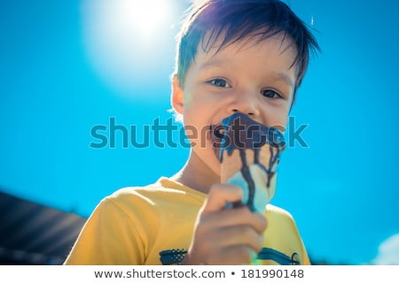 Stockfoto: Melted Ice Cream On Beach