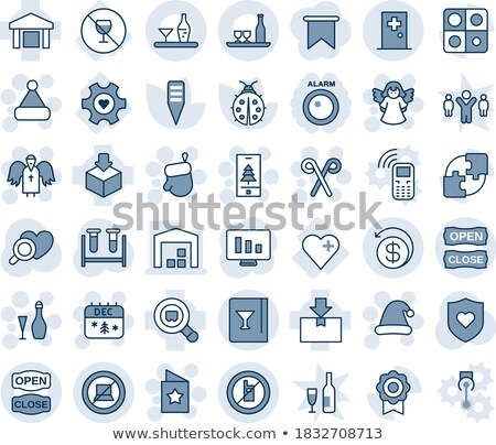 Zdjęcia stock: Heart With Gears Vector Illustration Isolated On White Background