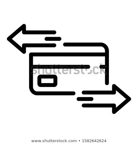 Stockfoto: Document Cycle Icon Vector Outline Illustration