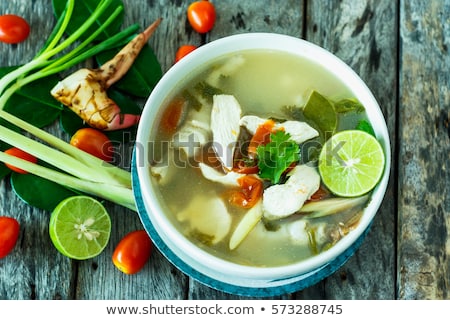 Zdjęcia stock: Tom Yum And Tom Kha Traditional Thai Soups