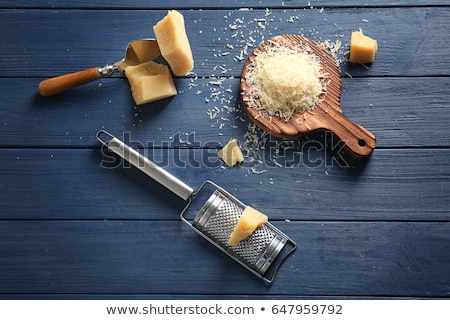 Stok fotoğraf: Cheese Grater With Cheddar