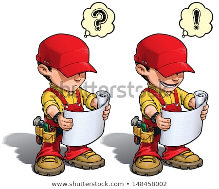 Stock photo: Construction Worker Wondering What To Do