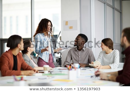Stockfoto: Multi Ethnic Team During A Meeting