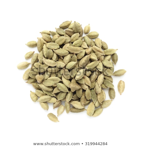 Stock photo: Top View Of Organic Green Or True Cardamom