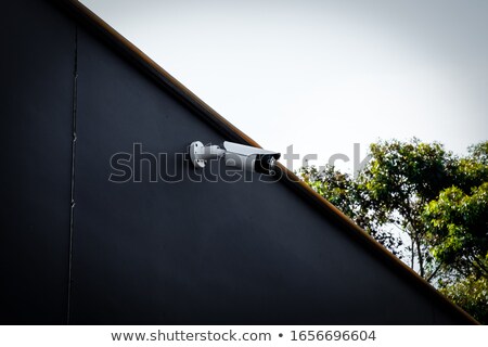 Stock photo: Observation Camera At A Wall