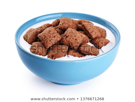 Stockfoto: Chocolate Pads Corn Flakes Closeup Background