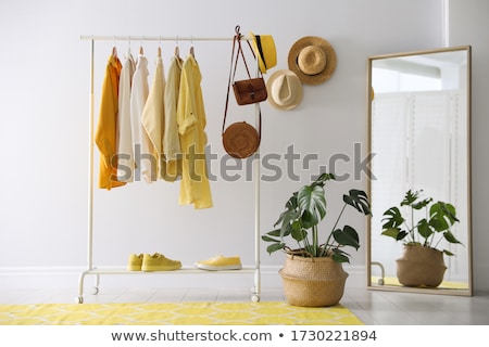 ストックフォト: Clothes Hanging On Rack