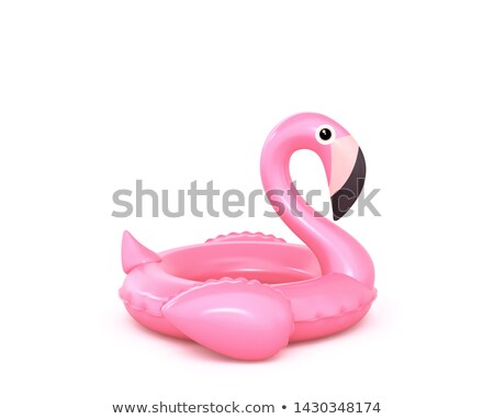 Foto stock: Inflatable Pink Flamingo