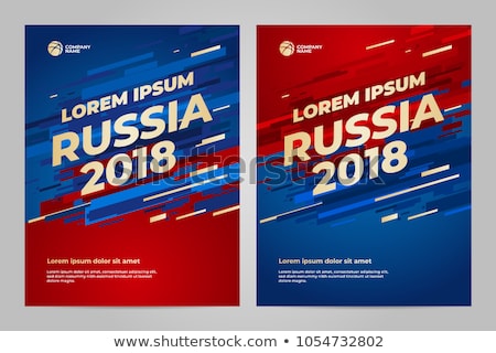 Stock photo: Red And Blue Background