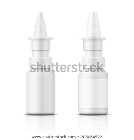 Stock fotó: Blank Nasal Spray Bottle