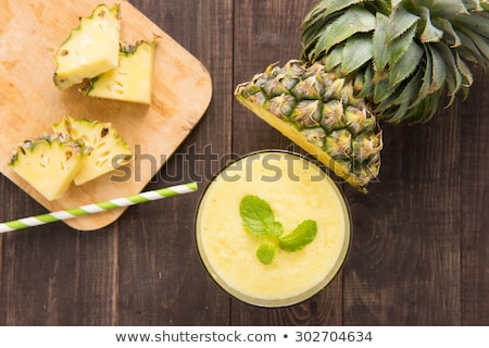 Stock photo: Pineapple Drink Board