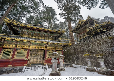 Foto stock: Storehouse At Tosho Gu Shrine At Nikko Japan