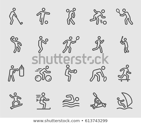 Foto stock: Extreme Sports Icon Set