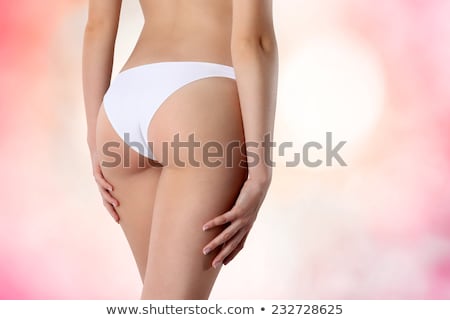 Stock photo: Healthy Back In White Panties