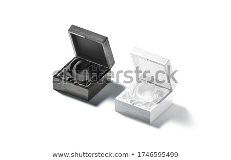 Foto stock: Wood Jewelry Casket