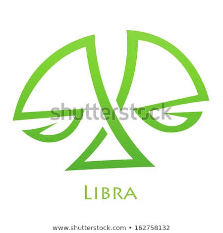 Foto d'archivio: Simplistic Libra Zodiac Star Sign