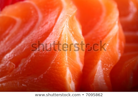 Foto d'archivio: Rolls With Salmon Close Up