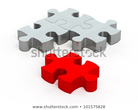 Stockfoto: Perfection - Jigsaw Puzzle With Missing Pieces