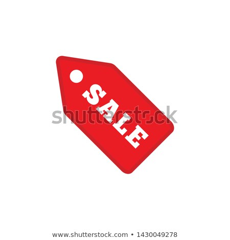 Stock photo: Tag Cardboard Isolated On White Background