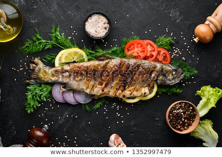Сток-фото: Grilled Trout