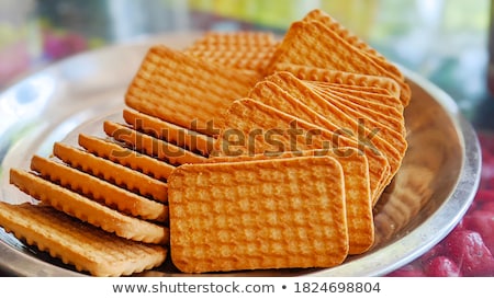 ストックフォト: A Plate With Biscuits