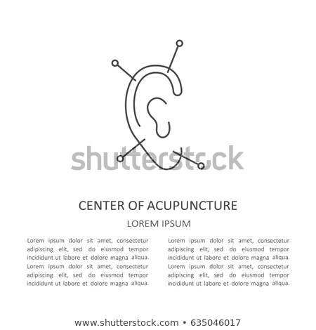 Foto stock: Medical Poster Template Vector Line Icon Medical Center Health Check Up Medical Equipment