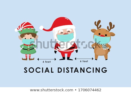 Stockfoto: Reindeer Christmas Cartoon Character